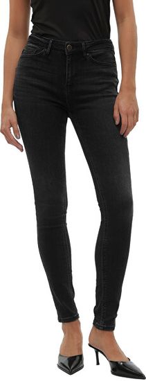 Vero Moda Női farmer VMFLASH Skinny Fit 10298722 Black Denim