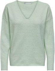 ONLY Női pulóver ONLRICA Regular Fit 15224360 Subtle Green (Méret M)