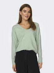 ONLY Női pulóver ONLRICA Regular Fit 15224360 Subtle Green (Méret M)