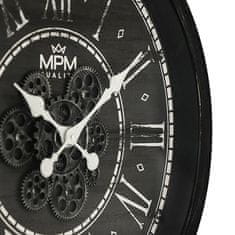 MPM QUALITY Divatos műanyag óra fogaskerekekkel Vintage Timekeeper E01.4326.90