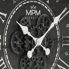 MPM QUALITY Divatos műanyag óra fogaskerekekkel Vintage Timekeeper E01.4326.90