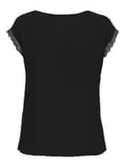 ONLY Női póló ONLJASMINA Regular Fit 15252241 Black (Méret XS)