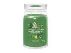 Yankee Candle Illatgyertya Signature üveg nagy Shimmering Christmas Tree 567 g