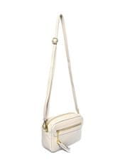 Carla Ferreri Női bőr crossbody kézitáska CF1906 Beige