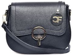 Carla Ferreri Női bőr crossbody kézitáska CF1885 Nero