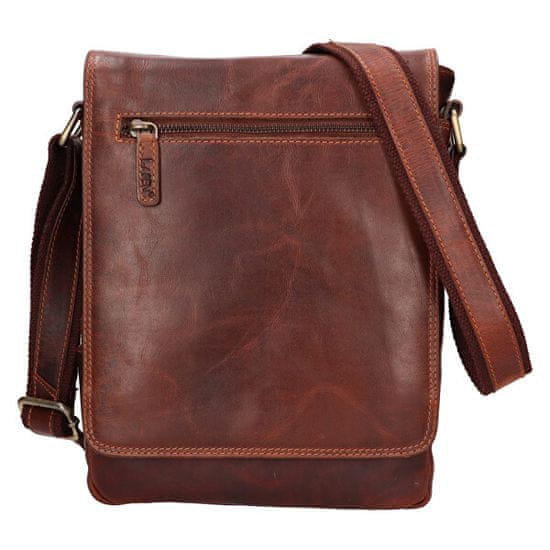 Lagen Férfi bőr crossbody táska LG-655 BRN