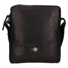 Lagen Férfi bőr crossbody táska 290603 BLK