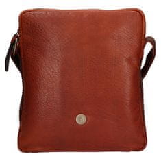 Lagen Férfi bőr crossbody táska 290603 COGNAC