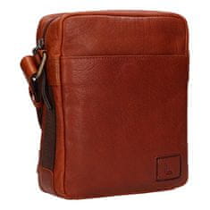 Lagen Férfi bőr crossbody táska 290602 COGNAC