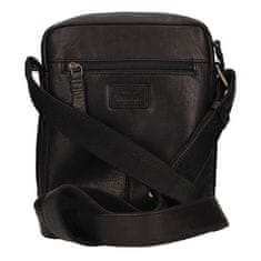 Lagen Férfi bőr crossbody táska 290602 BLK