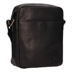 Lagen Férfi bőr crossbody táska 290602 BLK