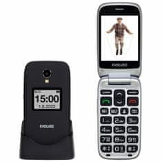 Evolveo EASYPHONE SGM EP-771-FSB Single SIM Fekete Hagyományos telefon