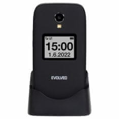 Evolveo EASYPHONE SGM EP-771-FSB Single SIM Fekete Hagyományos telefon