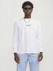 Jack&Jones Férfi póló JORVESTERBRO Loose Fit 12251775 Bright White (Méret L)