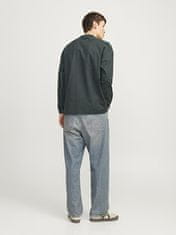 Jack&Jones Férfi póló JORVESTERBRO Loose Fit 12251775 Forest River (Méret M)