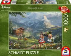 Schmidt Puzzle Mickey & Minnie az Alpokban 1000 darabos puzzle