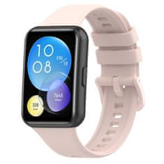 BStrap Silicone szíj Huawei Watch Fit 2, pink