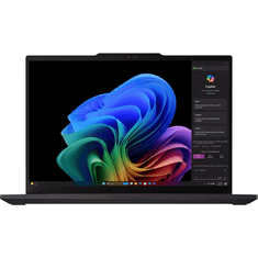 Lenovo ThinkPad T14s Gen 6 (Snapdragon) Qualcomm Snapdragon X1E-78-100 Laptop 35,6 cm (14") WUXGA 32 GB LPDDR5x-SDRAM 1 TB SSD Wi-Fi 7 (802.11be) Windows 11 Pro Fekete (21N10007GE)