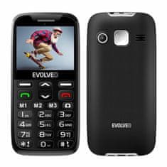 Evolveo EASYPHONE XD (EP600) BLACK Single SIM Fekete Hagyományos telefon