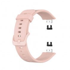 BStrap Silicone szíj Huawei Watch Fit, sand pink