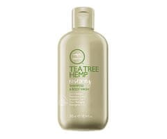 Paul Mitchell Megújító kender sampon és tusfürdő 2 a 1-ben Tea Tree Hemp (Restoring Shampoo & Body Wash) (Mennyiség 300 ml)