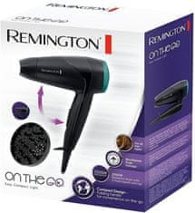 REMINGTON D 1500 hajszárító, fekete, utazáshoz, útravaló hajszárító, on-the-go