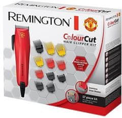 REMINGTON HC 5038 hajvágógép, piros, hivatalos Manchester United termék, Man Utd színes hajvágó gép