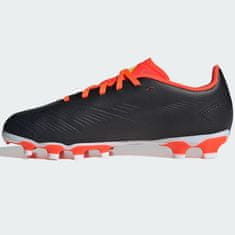 Adidas Predator League L JR MG Gyerek focicipő, fehér, fekete, narancssárga, nagy. 35.5