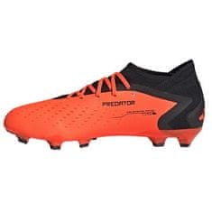 Adidas Predator Accuracy.3 FG férfi futballcipő, fekete/narancs, méret 39 1/3