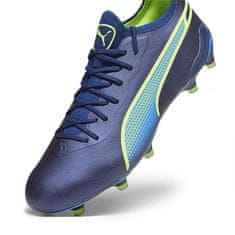 Puma King Ultimate FG/AG Férfi futballcipő, kék-navy/zöld, méret 42