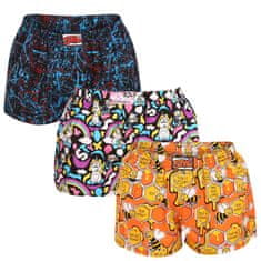 Styx 3PACK női klasszikus boxeralsó art klasszikus gumi multicolour (3K11834) - méret M