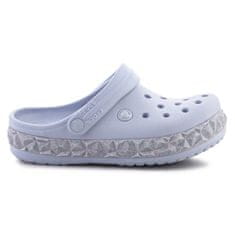 Crocs Klumpa világoskék 34 EU Geometric Glitter Band Clog