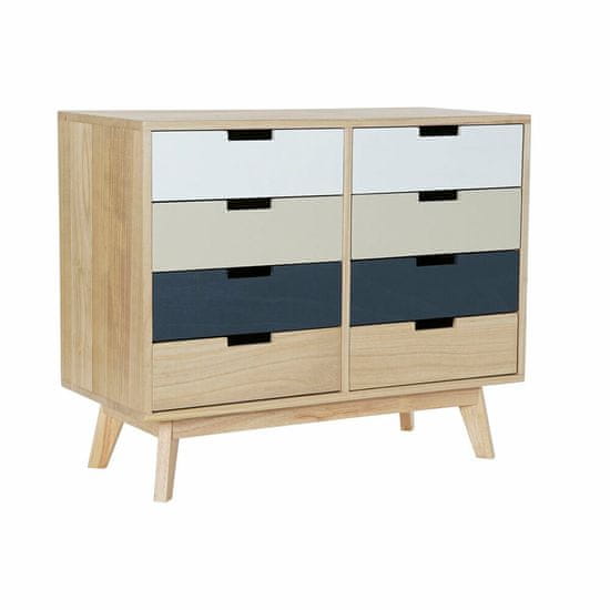 NEW DKD Home Decor komód 79 x 35 x 65 cm Scandi Bézs Fehér Sötétszürke Fa MDF