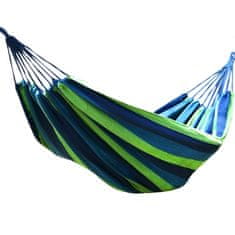 LIVEFY Hammock függőágy 260x150cm, kék/zöld