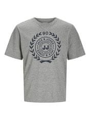 Jack&Jones Férfi póló JACATHENS Standard Fit 12263166 Light Grey Melange (Méret S)