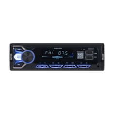 Krüger&Matz 12V 1DIN autórádió LCD 4x15W MP3 2x USB Bluetooth RCA + távirányító