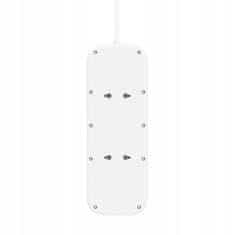 Belkin SURGE 8OT 900J, 18W, USB A+C, pol.