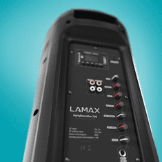 LAMAX PartyBoomBox700 Bluetooth hangszóró fekete (LMXPBB700) (LMXPBB700)