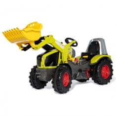 Rolly Toys CLAAS pedalni traktor X-Trac Premium Bucket Quiet Wheels Tekoča zavora