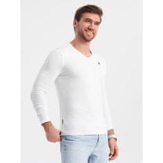 OMBRE Férfi hosszú ujjú póló szett V-NECK mix 2-pack V2 Z87 MDN126795 XXL