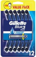 Gillette Eldobható borotvák Blue3 Plus Comfort 12 db