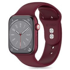 Tech-protect Silicone szíj Apple Watch 42/44/45/49mm, mulberry