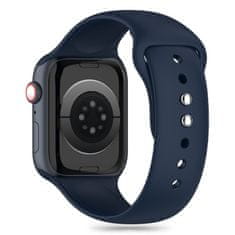 Tech-protect Silicone szíj Apple Watch 42/44/45/49mm, storm blue