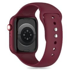 Tech-protect Silicone szíj Apple Watch 42/44/45/49mm, mulberry