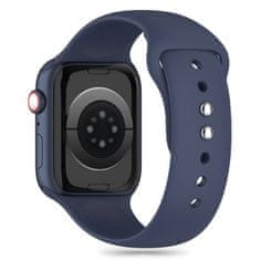 Tech-protect Silicone szíj Apple Watch 42/44/45/49mm, midnight blue