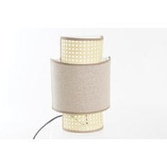 NEW Mennyezeti lámpa DKD Home Decor 25W Bézs Barna Perilo Rattan 220 V (23 x 11 x 34 cm)