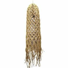 NEW DKD Home Decor mennyezeti lámpa Natural Iron Fibre (27 x 27 x 108 cm)