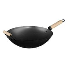 NEW wok serpenyő Secret de Gourmet Fekete Rozsdamentes acél Ø 35 cm