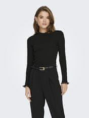 ONLY Női póló ONLLESLIE Regular Fit 15277888 Black (Méret XS)