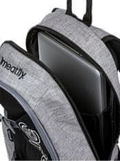 MEATFLY Hátizsák Basejumper Grey Heather / Black